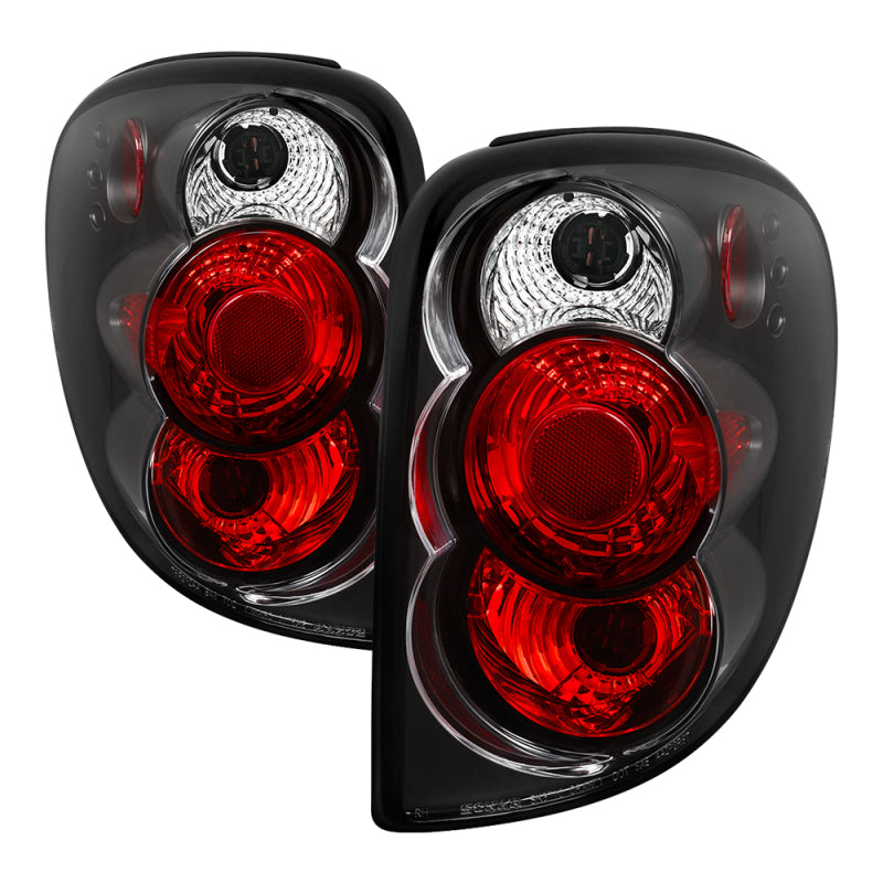 Spyder Dodge Caravan/Grand Caravan 01-07 Euro Style Tail Lights Black ALT-YD-DC01-BK Tail Lights SPYDER