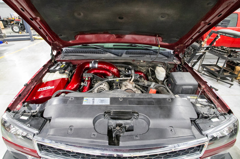 Wehrli 06-07 Chevrolet 6.6L Duramax LBZ Stage 3 High Flow Bundle Kit - Bengal Red Cold Air Intakes Wehrli