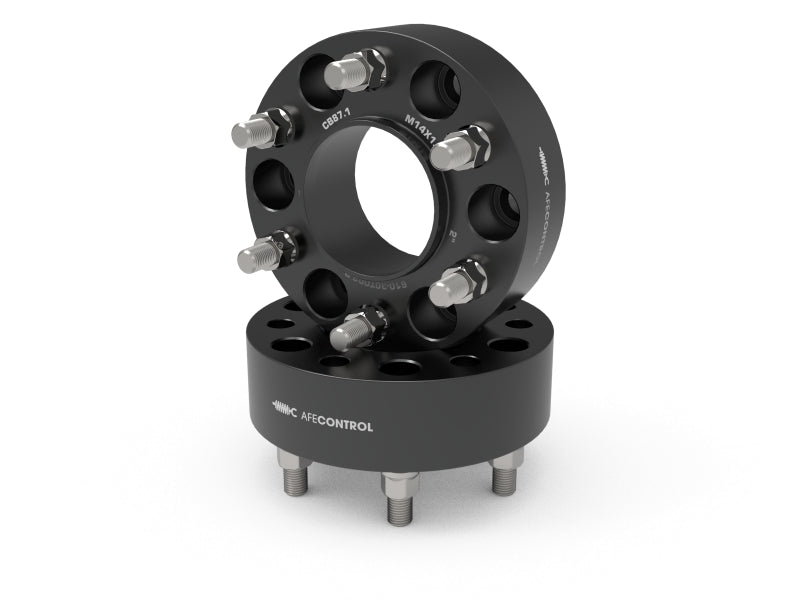 aFe CONTROL Wheel Spacers Ford F-150 21-25 6x135mm CB 87.1mm 2 IN Thickness Wheel Spacers & Adapters aFe