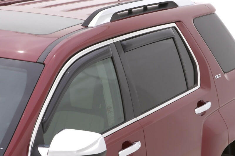 AVS 10-17 GMC Terrain Ventvisor In-Channel Front & Rear Window Deflectors 4pc - Smoke Wind Deflectors AVS