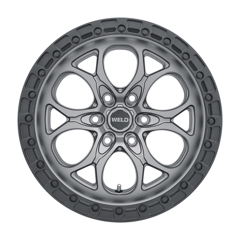 Weld Off-Road W107 20X9 Ledge 6X135 ET20 BS5.75 Satin Gun / Black Ring 87.1 Wheels - Cast Weld