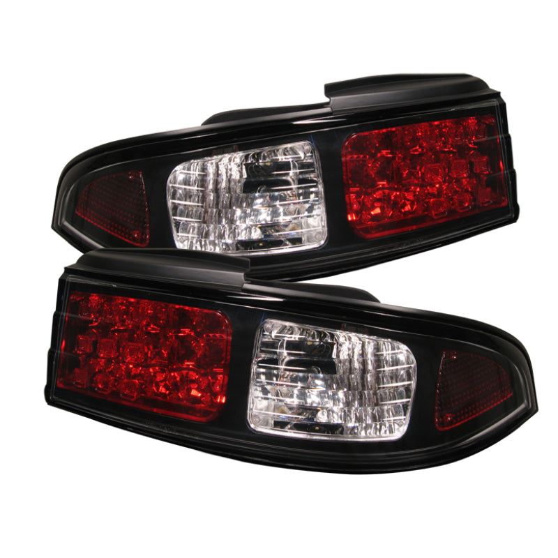 Spyder Nissan 240SX 95-98 LED Tail Lights Black ALT-YD-N240SX95-LED-BK Tail Lights SPYDER