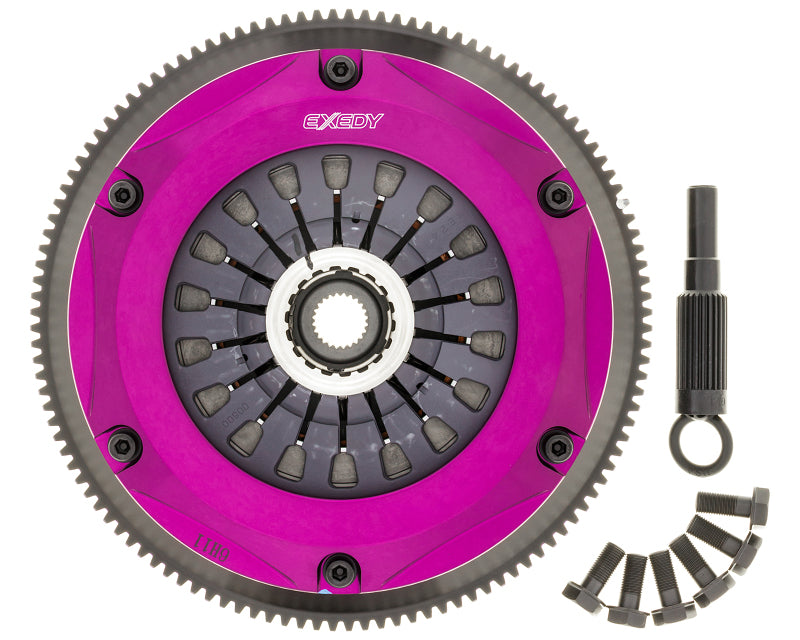 Exedy 1993-1994 Nissan Skyline GTR L6 Hyper Twin Cerametallic Clutch Sprung Center Disc Pull Type Clutch Kits - Multi Exedy