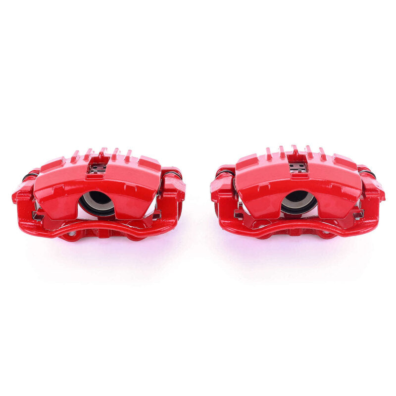 Power Stop 97-05 Chevrolet Blazer Rear Red Calipers w/Brackets - Pair Brake Calipers - Perf PowerStop