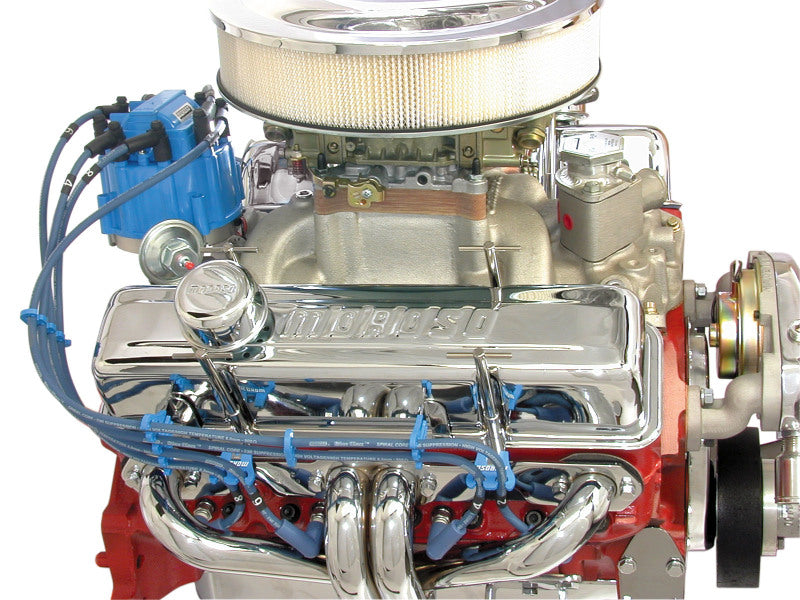 Moroso 74-Up Chevrolet V8 Super HEI Ignition Kit w/Distributor Cap/Rotor/Blue Max Wires & Loom Kit Spark Plug Wire Sets Moroso