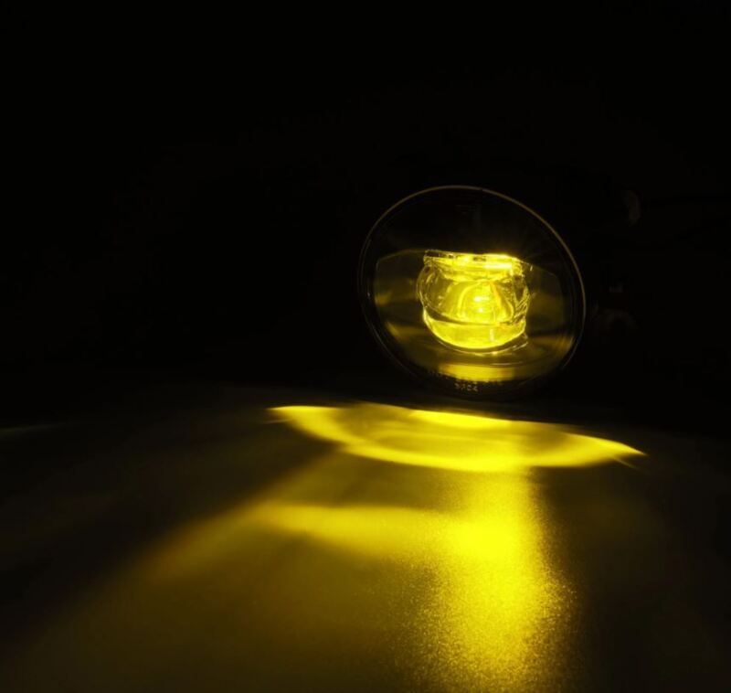 AlphaRex Universal Acura/Ford/Honda/Subaru/Nissan DoubleTap Dual Color LED Proj Fog Lights - Wt/Ambr Fog Lights AlphaRex