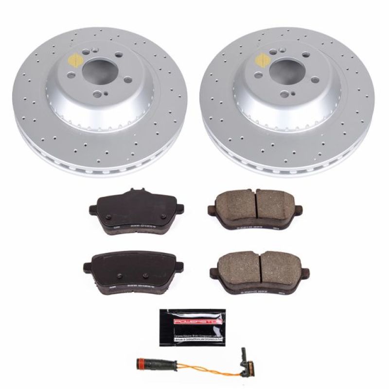 Power Stop 2018 Mercedes-Benz S450 Rear Z23 Evolution Sport Coated Brake Kit Brake Kits - Performance D&S PowerStop