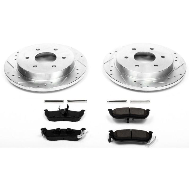 Power Stop 04-10 Infiniti QX56 Rear Z23 Evolution Sport Brake Kit Brake Kits - Performance D&S PowerStop
