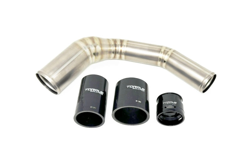 Torque Solution 2022+ Subaru WRX / 19-23 Subaru Ascent Titanium Top Mount Charge Pipe - Brushed Air Intake Components Torque Solution