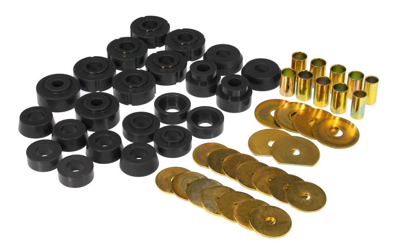 Prothane 65-70 GM Various 2dr Hardtop Body Mount - Black Bushing Kits Prothane