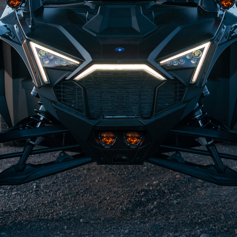 Rigid Industries 2017+ Polaris Pro R/Turbo R Revolve Amber PRO Grille Light Kit Light Bars & Cubes Rigid Industries