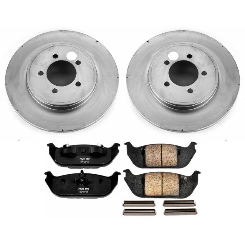 Power Stop 03-05 Lincoln Aviator Rear Z17 Evolution Geomet Coated Brake Kit Brake Kits - Performance Blank PowerStop