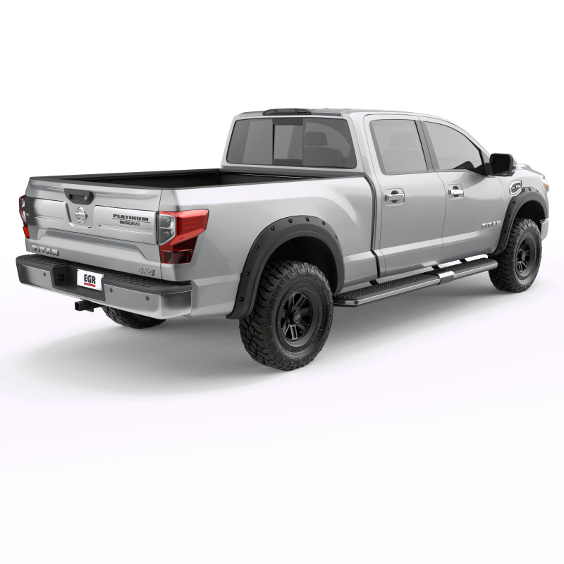 EGR 2017 Nissan Titan Bolt-On Look Fender Flares - Set - Black Matte (796005) Fender Flares EGR
