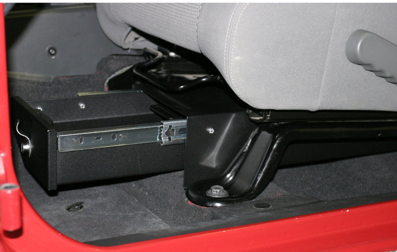 Tuffy Jeep Wrangler Underseat Drawer Driver W/ Keyed Lock Cargo Boxes & Bags Tuffy Products