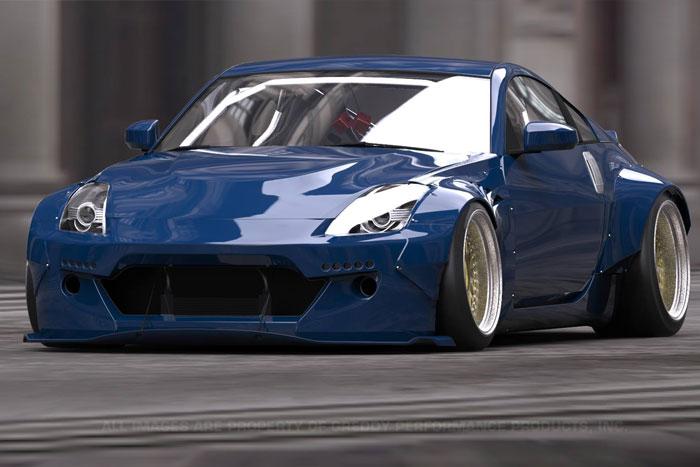 GReddy 03-08 Nissan 350Z Rocket Bunny Full Wide-Body Aero Kit Body Kits GReddy