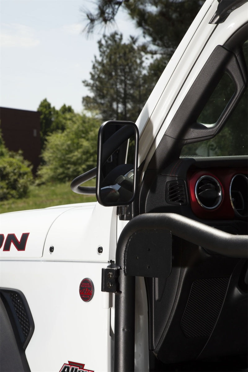 Rugged Ridge 18-20 Jeep Wrangler JL/JT Rectangular Trail Mirror Kit Exterior Trim Rugged Ridge