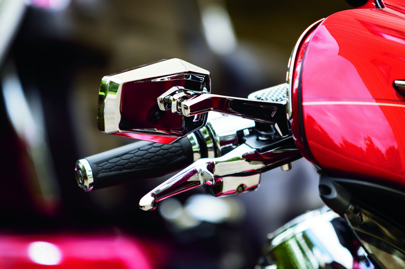Kuryakyn Hex Mirrors Chrome Rear View Mirrors Kuryakyn