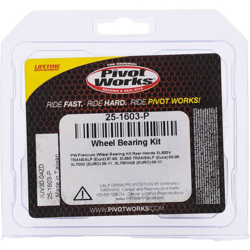 Pivot Works Honda Wheel Bearing Kit Premium Bearings Control Arms Pivot Works