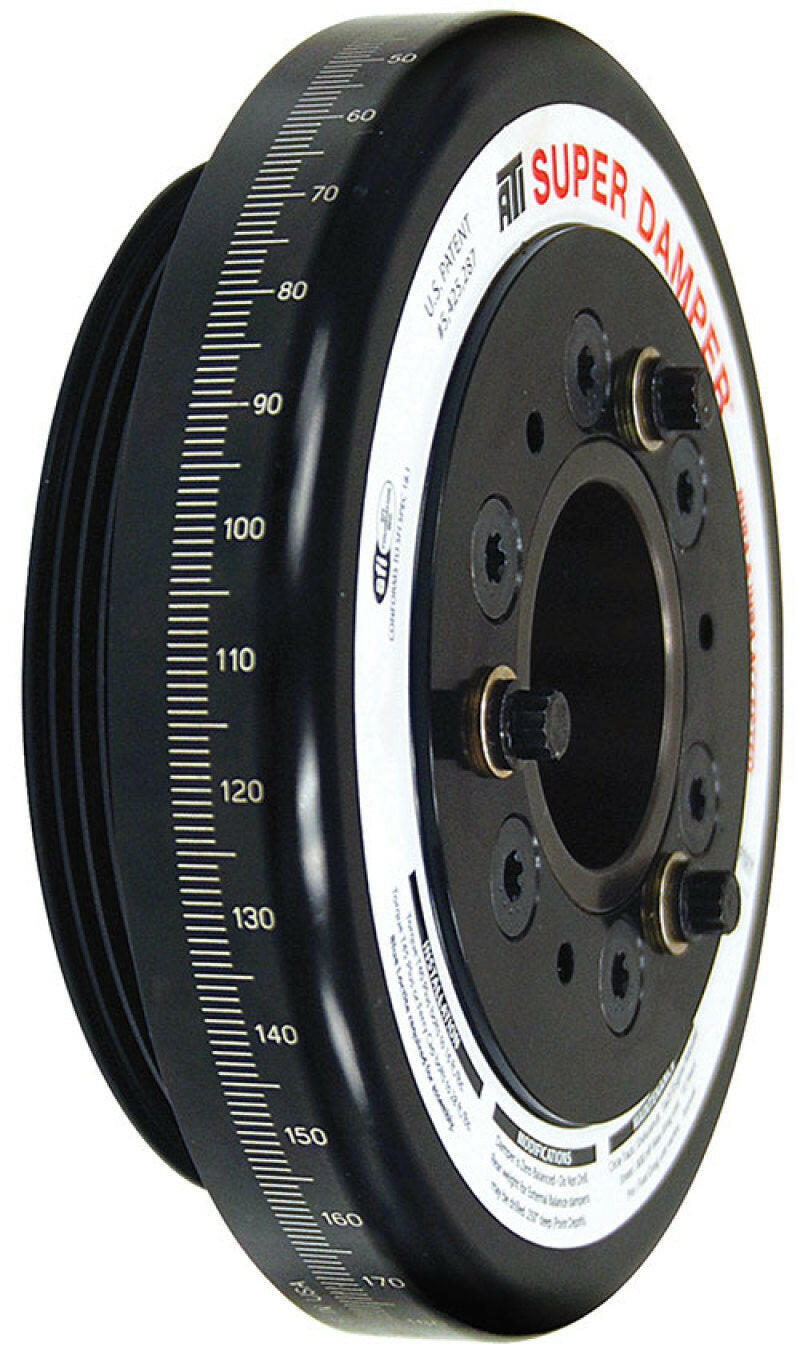 ATI Damper - 7.074in - Alum - Honda D - 4 Grv Rear Aluminum Pulley - 10 Percent Underdrive Crankshaft Dampers ATI