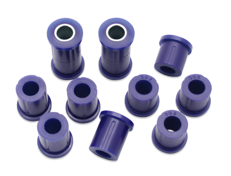 SuperPro 87-99 Ford Courier 4x4 2WD Rear Leaf Spring Full Bushing Kit Bushing Kits Superpro