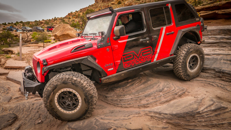 DV8 Offroad 18+ Jeep JL Heat Dispersion Hood - Primer Black Hoods DV8 Offroad