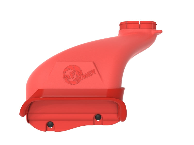 aFe Rapid Induction Dynamic Air Scoop 2021+ Ford F-150V6/V8 - Red Air Intake Components aFe