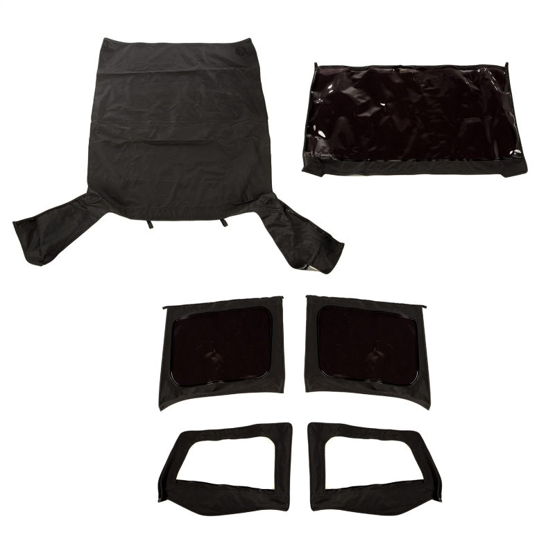 Rugged Ridge Montana Top Black Diamond W/SkinsTinted 88-95 YJ Soft Tops Rugged Ridge