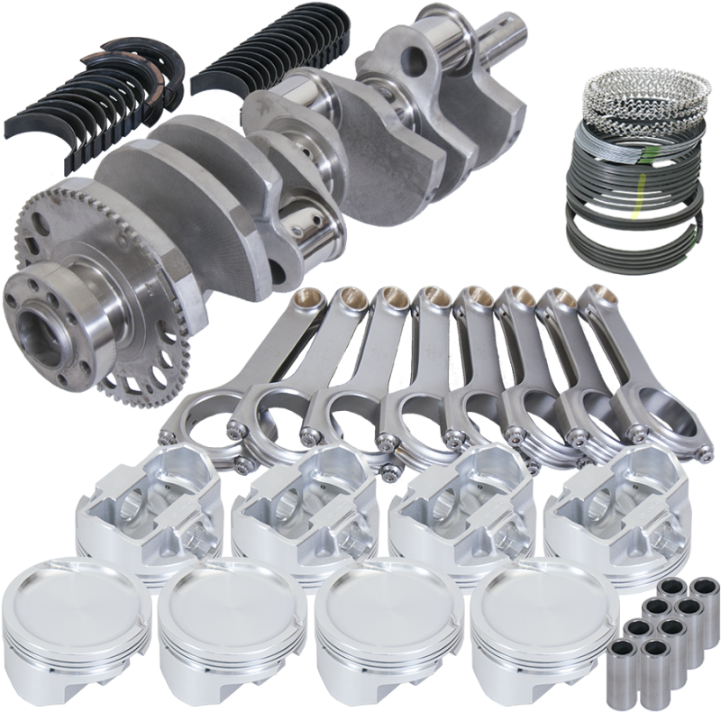 Eagle Chevy LS7 4.000in Crank 58 Tth Reluctor 6.125in H-Beam -29cc 4.125in Pistons Rotating Assembly Rotating Assemblies Eagle