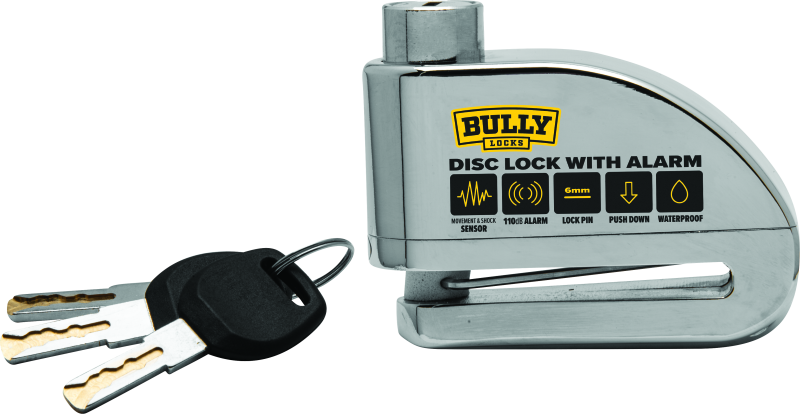 Bully Lock Disc Alarm - 6mm Security Locks BikeMaster