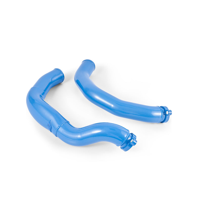 Mishimoto 2015-2020 BMW F80 M3/M4 Intercooler Pipe Kit Yas Marina Blue Metallic Intercooler Pipe Kits Mishimoto