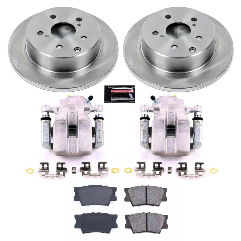 Power Stop 11-18 Toyota RAV4 Rear Autospecialty Brake Kit w/Calipers Brake Kits - OE PowerStop