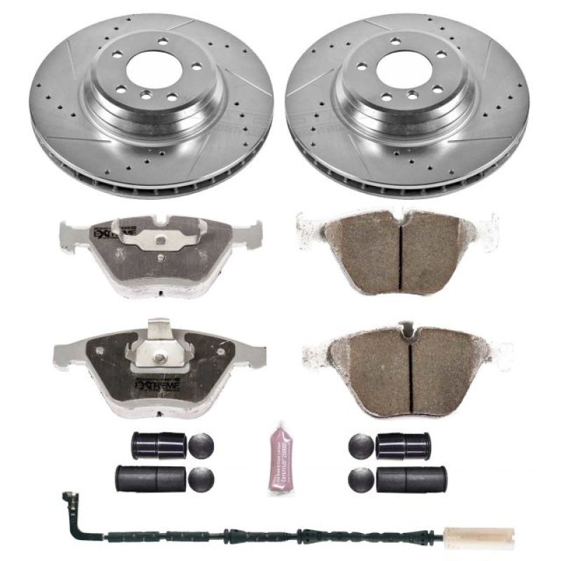 Power Stop 2009 BMW 335d Front Z26 Street Warrior Brake Kit Brake Kits - Performance D&S PowerStop