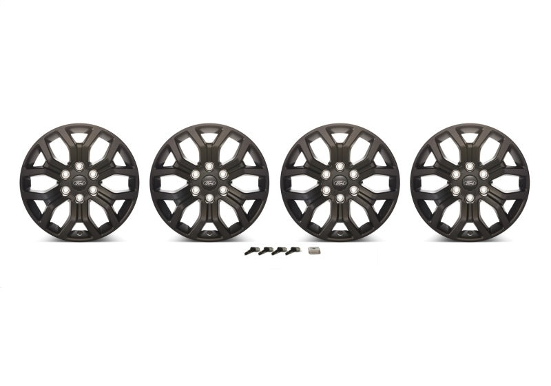Ford Racing 2021+ F-150 18in Matte Black Wheel Kit Wheels - Cast Ford Racing