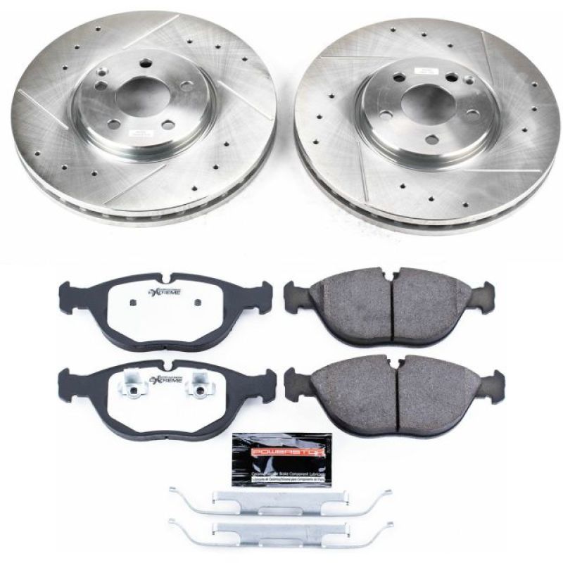 Power Stop 04-05 Mercedes-Benz E500 Front Z26 Street Warrior Brake Kit Brake Kits - Performance D&S PowerStop