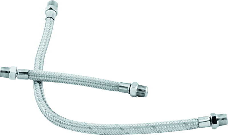 Bikers Choice 66-84 Shovelhead Braided Stainless Rocker Box Oil Line Set Replaces H-D 62783-66A Engine Covers Bikers Choice