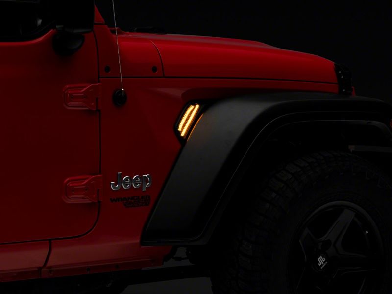 Raxiom 07-18 Jeep Wrangler JK Axial Series Fender Vent LED Light Light Bars & Cubes Raxiom