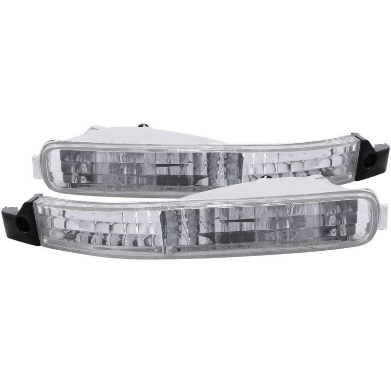 ANZO 1992-1993 Honda Accord Euro Parking Lights Chrome Lights Corner ANZO