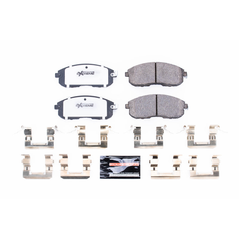 Power Stop 02-04 Infiniti I35 Front Z26 Extreme Street Brake Pads w/Hardware Brake Pads - Performance PowerStop