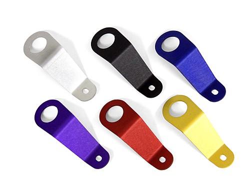 BLOX Radiator Stay Black - 92-95 Honda Civic Radiator Stays BLOX Racing