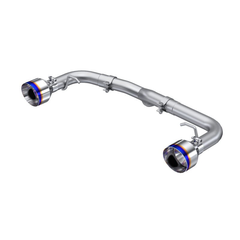 MBRP 2022 Subaru BRZ 2.4L/Toyota GR86 2.4L 2.5in Dual Split Rear Exit w/5in OD Burnt End Tips - T304 Axle Back MBRP