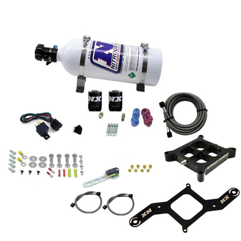 Nitrous Express 4500 Covert Crossbar Plate System Pro Power 100-500HP (5lb Bottle) Nitrous Plates Nitrous Express