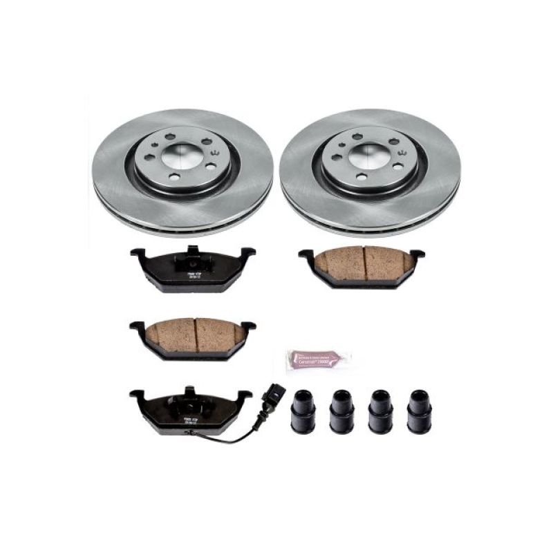 Power Stop 99-06 Volkswagen Beetle Front Autospecialty Brake Kit Brake Kits - OE PowerStop