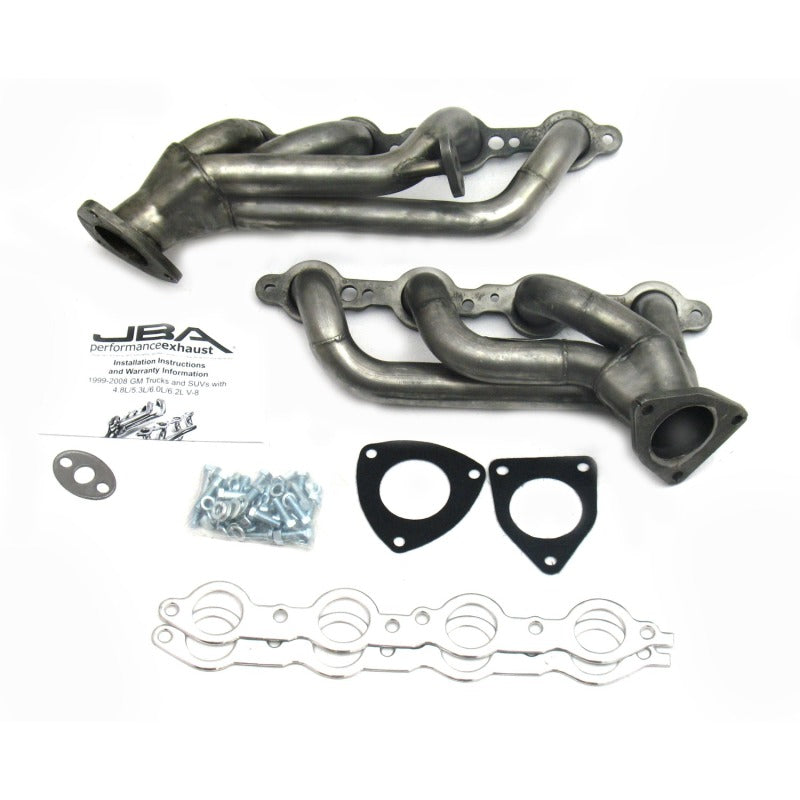 JBA 99-02 GM Truck 6.0L LS w/o A.I.R. w/EGR 1-5/8in Primary Raw 409SS Cat4Ward Header Headers & Manifolds JBA