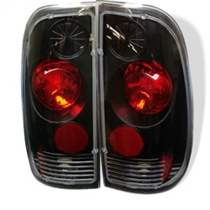 Spyder Ford F150 side 97-03/F250/350/450/550 Super Duty 99-07 Euro Tail Lights Blk ALT-YD-FF15097-BK Tail Lights SPYDER