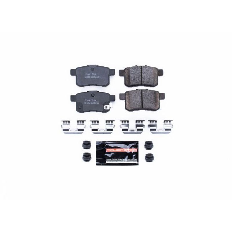 Power Stop 09-10 Acura TSX Rear Z23 Evolution Sport Brake Pads w/Hardware Brake Pads - Performance PowerStop
