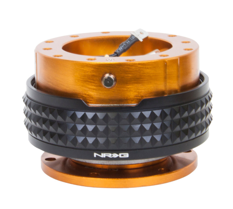 NRG Quick Release Kit - Pyramid Edition - Rose Gold Body / Black Pyramid Ring Quick Release Adapters NRG