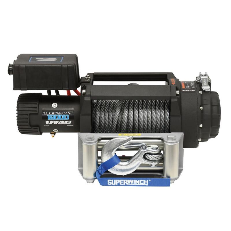Superwinch 18000 LBS 12V DC Wire Rope Tiger Shark Winch Winches Superwinch