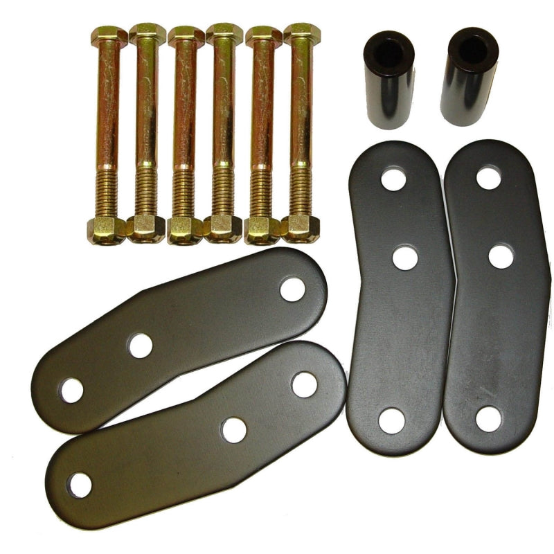 Rugged Ridge HD Rear Leaf Spring Shackles 1-In Lift 87-95 Jeep Wrangler YJ Shackle Kits Rugged Ridge