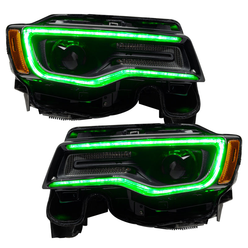 Oracle 1421 Jeep Grand Cherokee Dynamic Headlight DRL Upgrade Kit ColorSHIFT Dynamic Headlights ORACLE Lighting