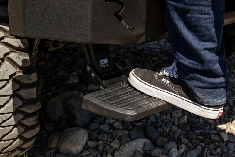 AMP Research 2018 Jeep Wrangler (JL) BedStep - Black Bed Steps AMP Research